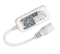 NINMORTH Contrôleur LED 4 canaux RGBW WiFi DC 5-24 V 96 W sans fil avec micro mode musique minuterie pour bandes lumineuses basse tension