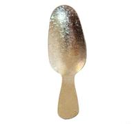 NINMORTH Cuillère à thé en titane pur, ensemble à thé élégant et léger pour condiments de cuisine, argenterie qui ne ternit pas, 9,2 cm (5 g, argenté)