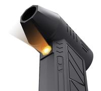 NINMORTH Dépoussiéreur et souffleuse à neige sans fil à LED, puissant électrique pour souffleur de feuilles, clavier de voiture, nettoyage de terrasse, outil portable pour noir