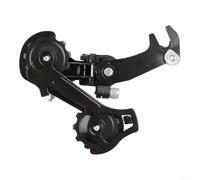 NINMORTH Dérailleur arrière en alliage d'aluminium pour vélo, 7/9/21/27 vitesses, changement de vitesse silencieux, hors route et commutation, noir (sédition)