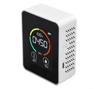 NINMORTH Détecteur numérique de dioxyde de carbone 400-5000ppm, moniteur de qualité de l'air 3 en 1 avec affichage de la température et de l'humidité, compteur compact pour ventilation intérieure