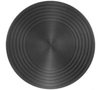 NINMORTH Diffuseur de chaleur en aluminium pour cuisinière à gaz, protection antidérapante pour chauffage et décongélation uniformes, noir, 20 x 20 cm (L)