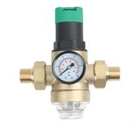 NINMORTH DN20 Kit régulateur de pression d'eau en laiton pour Honeywell, valve de réduction réglable avec jauge et filtre (1,27 cm)