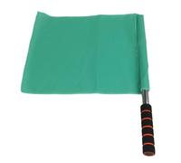 NINMORTH Drapeaux d'arbitre pour matchs de football, drapeau en nylon avec mât en acier inoxydable et poignée en mousse, équipement sportif léger et portable, pour rouge/vert/jaune/blanc