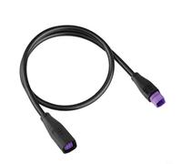 NINMORTH E-for Bike LCD Display Cordon d'extension 6 broches 6 Core Connecteur ABS IP56 pour faisceau de câbles d'eau 660 mm Noir