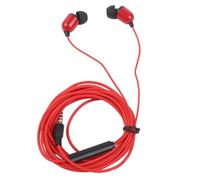 NINMORTH Écouteurs intra-auriculaires filaires avec son stéréo Super Bass, casque confortable pour la musique, les jeux, les films Noir