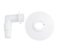 NINMORTH Écumoire de 17,22 cm pour plaque d'aspiration avec coude 90 °, adaptateur de piscine pour outils de ligne de bain, facile à installer en plastique pour remplacement