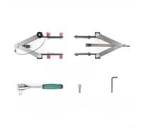 NINMORTH Ensemble de pinces de panneau de travail du bois pour profil en aluminium 3030, outil de serrage synchrone à quatre directions, fixation d'épissure en acier inoxydable pour meubles