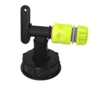 NINMORTH Ensemble de raccords rapides pour robinet de citerne d'eau et tuyau d'arrosage, 1,9 cm pour filetage BSP, avec écrou de support et rondelle, compatible avec les principales marques de tuyaux