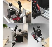 NINMORTH Frein à main PC Racing USB Sim Racing E Brake pour Assetto Corsa Dirt Rally WRC, rouge