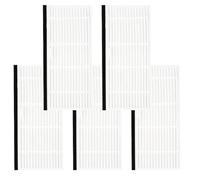 NINMORTH Hoppipola Lot de 5 filtres de rechange R5/R5D pour aspirateur, blanc, maille et plastique, piège les squames d'animaux et les particules