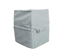 NINMORTH Housse de pompe avec accès pour protection de chauffage de spa Oxford 600D robuste, coque résistante aux intempéries avec ouverture latérale du tube, gris