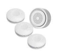 NINMORTH Kit d'alarme de fuite d'eau WiFi avec alertes d'applications en temps réel, surveillance à distance 2,4 GHz, son 90 dB, pour Tuya Home, lot de 3 capteurs