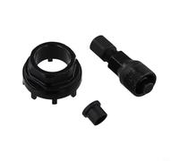 NINMORTH Kit de démontage de manivelle de vélo en acier à haute teneur en carbone, verrou de 42 mm pour bague avec extracteur de pédalier à 8 dents