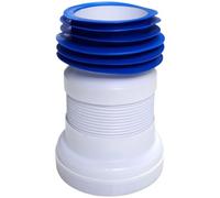 NINMORTH Kit de raccordement flexible pour WC avec joint étanche réglable jusqu'à 350 mm sur WC standard et tuyau de sol