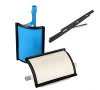 NINMORTH Kit de réparation de volet de chauffage pour climatisation, accessoire de réparation de rabat de chauffage 2AC + 1 éponge pour C5 2001 2008 407 2004 16 6480E3
