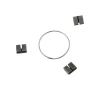 NINMORTH Kit de réparation en acier pour moyeu 3 pattes et ressort pour Novatec Freehub - Noir