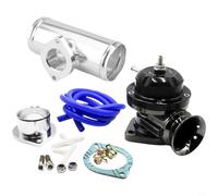 NINMORTH Kit de valve de décharge turbo à bride de 6,3 cm pour valve de décharge de pression rouge et noire (F)