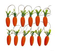 NINMORTH Lapin de Pâques pour décoration, pendentif, carotte, multicolore, brillant, pour Pâques, fête, cadeau, bricolage, décoration de printemps, 7-15 cm (10 cm)