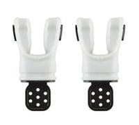 NINMORTH Lot de 2 becs de plongée malléables en silicone avec régulateur de morsure double anti-fuite personnalisable pour la plongée