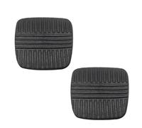 NINMORTH Lot de 2 couvre-pédales de frein et d'embrayage pour Patrol MQ Y60, DA, 5,6 x 5,6 cm, noir