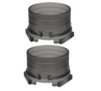 NINMORTH Lot de 2 entonnoirs doseurs pour Sage ES601 ES501 ES655CO, porte-filtre à clipser, guide de marc de café PCTG pour tamponner même