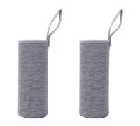 NINMORTH Lot de 2 pochettes thermiques pour bouteilles de 550 ml, 750 ml, 1000 ml, 1500 ml, housse isotherme en néoprène extensible