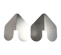 NINMORTH Lot de 2 protections de quille de bateau en acier inoxydable, 22,9 x 2100,5 cm, antirouille pour bateaux et navires