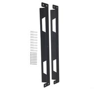 NINMORTH Lot de 2 supports de montage compatibles avec Stacktech pour systèmes ToughBuilt - Kit de montage mural - Rouille