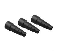NINMORTH Lot de 3 adaptateurs d'aspirateur 32 mm-38 mm pour outils électriques et ponceuses, raccord de tuyau d'extraction humide et sec, raccord en caoutchouc PVC souple avec 5 diamètres