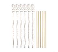 NINMORTH Lot de 6 piquets d'électrolyture en cuivre de 30,5 cm pour plantes de jardin, antenne facile à insérer pour augmenter les rendements des cultures