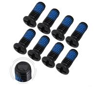 NINMORTH Lot de 8 vis à taquet, boulons de pédale de vélo de 8,5/9,5/10,5 mm avec design discret, attaches métalliques sécurisées pour le cyclisme (10,5 mm)