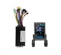 NINMORTH M5 LCD E-for Bike Controller Suite, 24V-48V sinusoïdale Tri-Mode 250W-1500W électrique pour moteurs de vélo (22A)