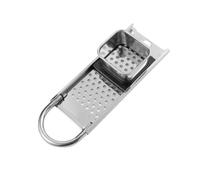NINMORTH Machine à pâte multifonction avec râpe à fromage et trancheuse à légumes, outil de cuisine en acier inoxydable avec passoire à nouilles, argent 325 cm