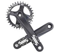 NINMORTH Pédalier carré conique 104BCD 170 mm, plateau étroit à dents larges 8 9 10 11 vitesses pour VTT et vélos de route, 32T 34T 36T 38T