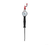 NINMORTH Pompe à pneu manuelle en acier avec jauge à double échelle de 0 à 220 PSI pour automobile, moto et utilisation (avec une montre)