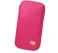 NINMORTH Porte-cartes de voyage pour passeport, ticket, carte d'identité avec plusieurs compartiments, pour documents compact compatible avec cartes de crédit, 25 x 13 cm, polyester, pour femme et