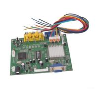 NINMORTH Pour carte convertisseur de jeu Arcade rétro RGBS vers VGA pour | Sortie 640 x 480 à 1360 x 768, compatible avec LCD, CRT, PDP, affichage HD clair sur les écrans modernes