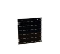 NINMORTH Présentoir en acrylique pour 36 ou 40 médiators, boîte de rangement anti-poussière avec design transparent, organiseur multicouches