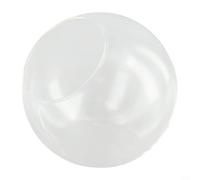 NINMORTH Récipient à boules de Noël en verre borosilicate avec trou pour décoration de jardin, décoration de Noël, de mariage, 12 cm (C)