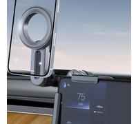 NINMORTH Support de téléphone de voiture avec rotation à 360°, construction en alliage et ABS, sans colle, design de manchon de carte de montage sur véhicule