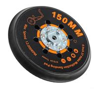 NINMORTH Tampon de support pour ponceuse orbitale de 150 mm, plaque de meulage à 37 trous, outils de polissage MAXXT