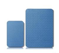 NINMORTH Tapis de silencieux pour machine à coudre, coussinet antidérapant en TPE pour stabilité et réduction du bruit, tapis de contrôleur de pied anti-vibration, machines à broder, violet (bleu)