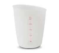 NINMORTH Tasse à mesurer en silicone pour fabrication de bijoux - 250 ml et 500 ml - Gobelet gradué avec bec biseauté - Facile à nettoyer et lisse