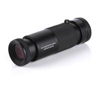 NINMORTH Télescope monoculaire compact avec fixation pour téléphone, optique HD grand angle, verre BK7 revêtu FMC pour la photographie de smartphone, noir