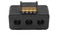 NINMORTH Transformateur de courant triphasé 18 mm Trou 05 Niveau de précision Bobine de cuivre pur Montage sur rail DIN Capteur de compteur d'énergie 30 A-200 A