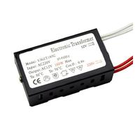 NINMORTH Transformateur électronique AC 220 V vers 12 V pour ampoules halogènes G4 xénon 20 W-250 W pour boîtier métallique compact