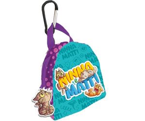NINNA e MATTI Mini sac à dos avec mousqueton, petit organisateur 8 x 7 x 2,5 cm, aubergine, Mini, Molto Piccolo