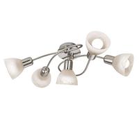 Nino Leuchten 61890501 Plafonnier, Métal, argent, L: 60cm