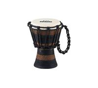 Nino Percussion Earth Rhythm Djembe - Très Petit Instrument de Musique pour Enfants à partir de 3 ans - Diamètre de 4,5 pouces - Acajou, Naturel (NINO-ADJ3-XXS)